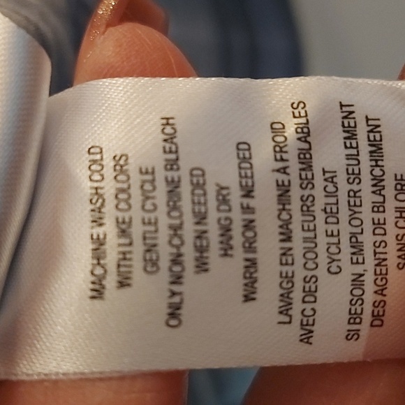 Untuckit Grey and Blue Plaid Casual Button Down Shirt 100% Cotton Size XLarge - Picture 7 of 7